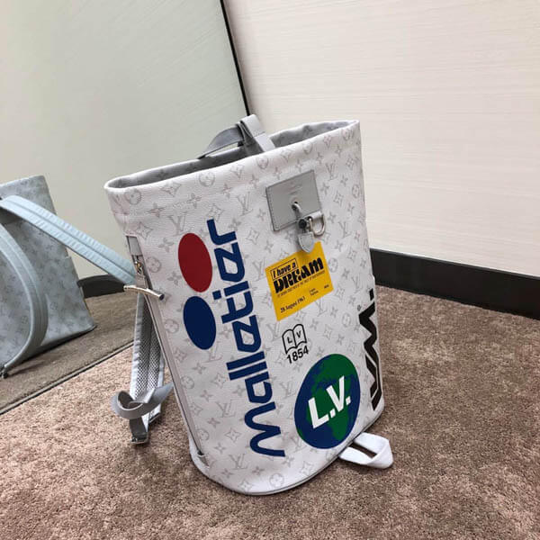 ルイヴィトン リュック コピー チョーク バックパック モノグラム 白 M44616